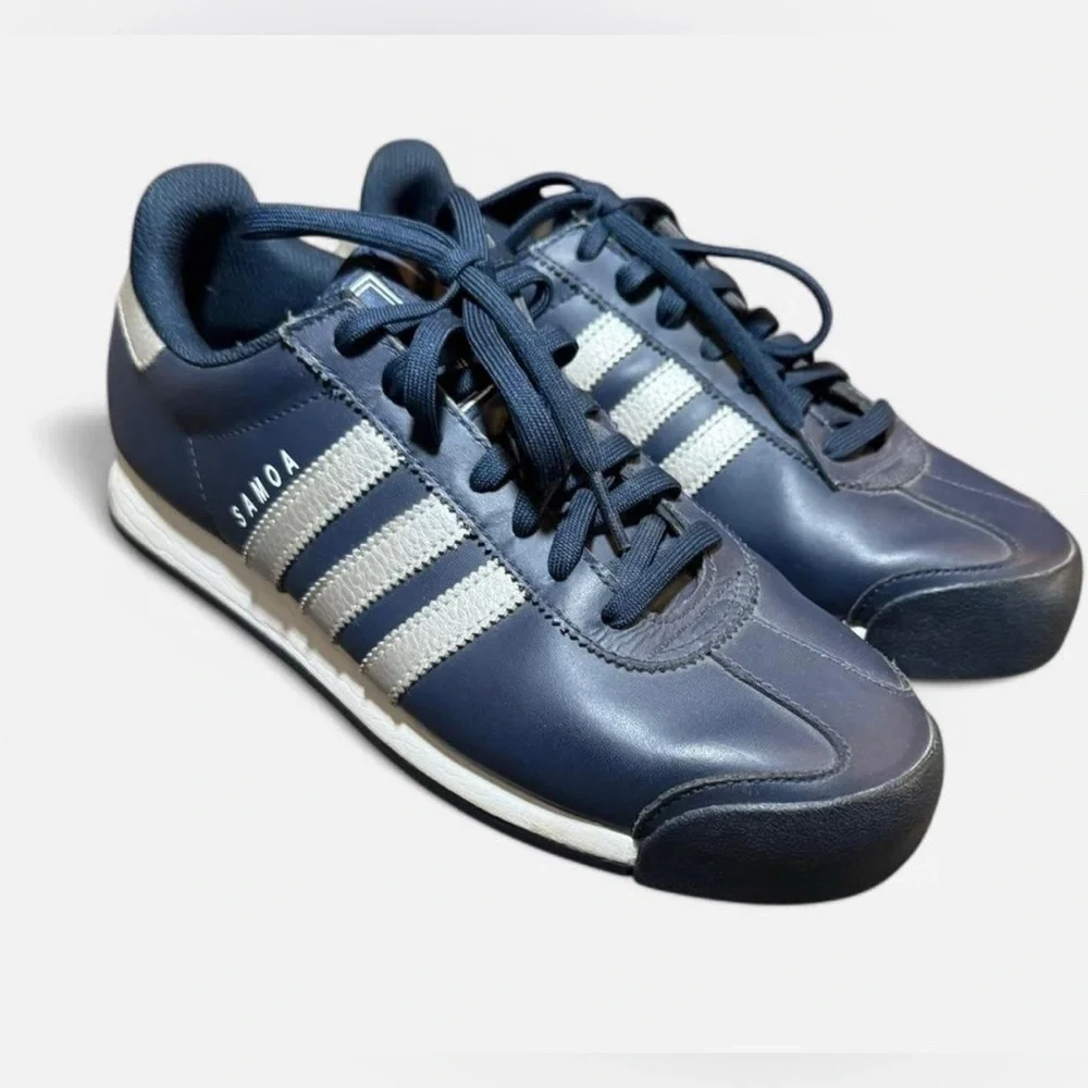 Adidas Samoa Men's Navy/silver/white Sneakers